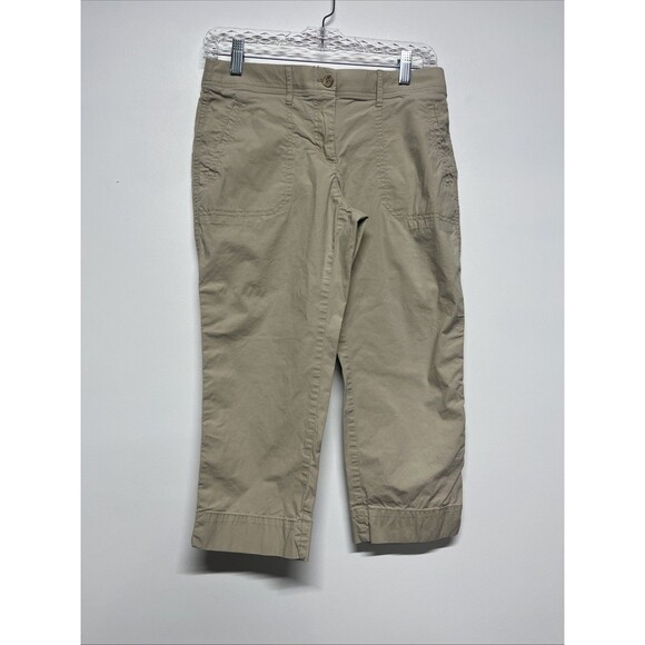 Chico’s Pants Women’s 00P Khaki Capri - Picture 1 of 3